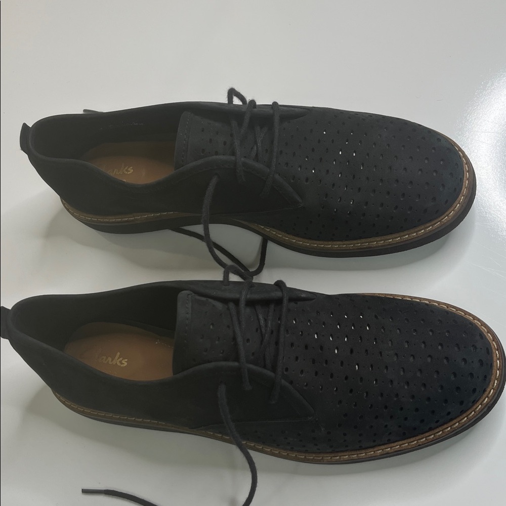 Loafer Black Size 9.5 Clarks Glick Resseta